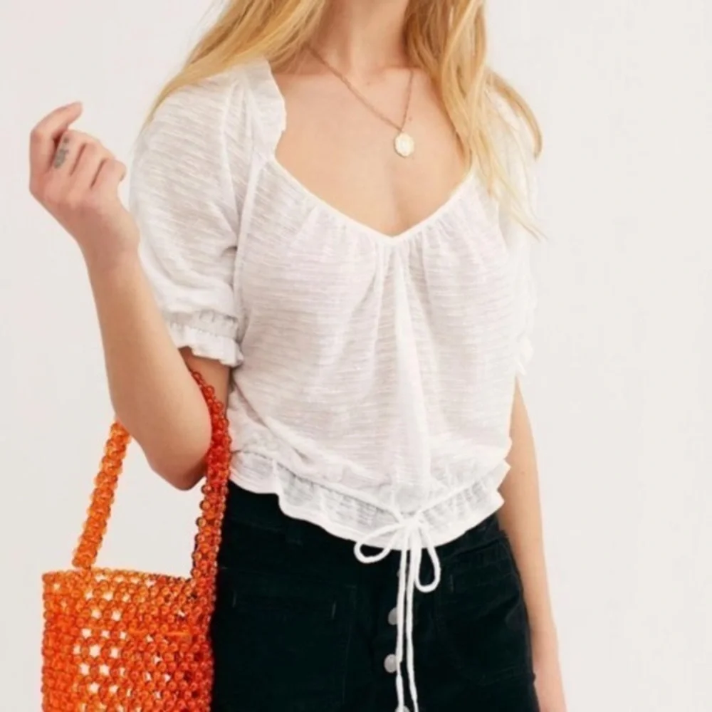 Free People White Top